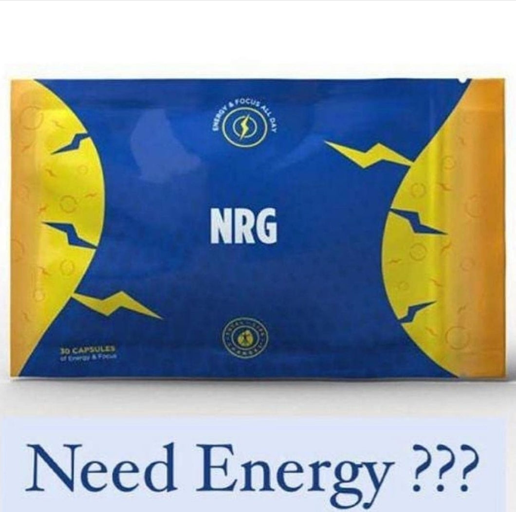 NRG (Fight Off Depression, Improve Focus, Need Energy burn 300 calories per capsule)